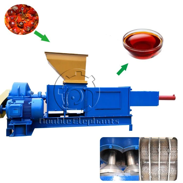 Machine d'extraction et de pressage à double vis Yzyz-3 pour le traitement de l'huile de palme