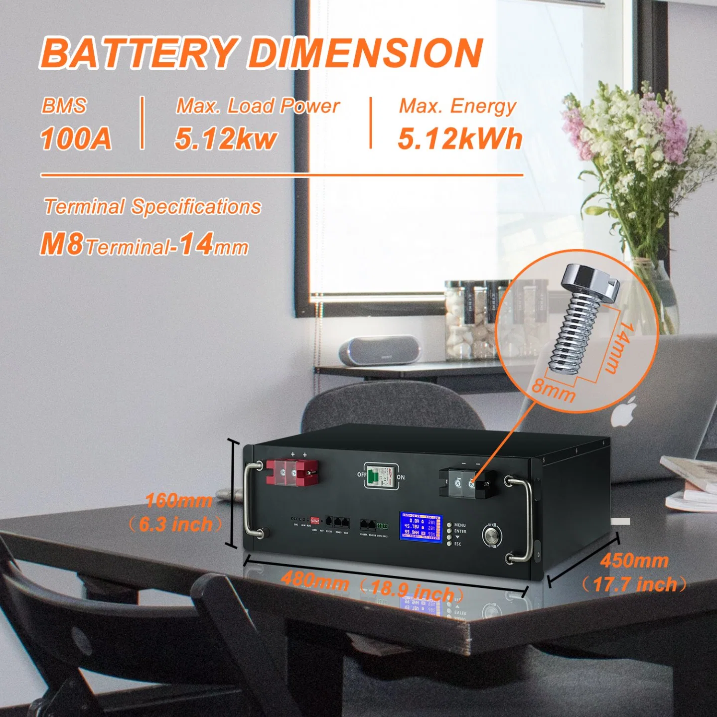 Leaderspower High-Capacity LiFePO4 Battery Pack: 48V 200ah for Reliable Power Storage