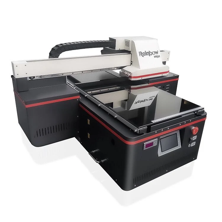 Rainbow Logo Printer 3D Embossing Machine Metal Photo A2 UV Flatbed Printing Machine for Business