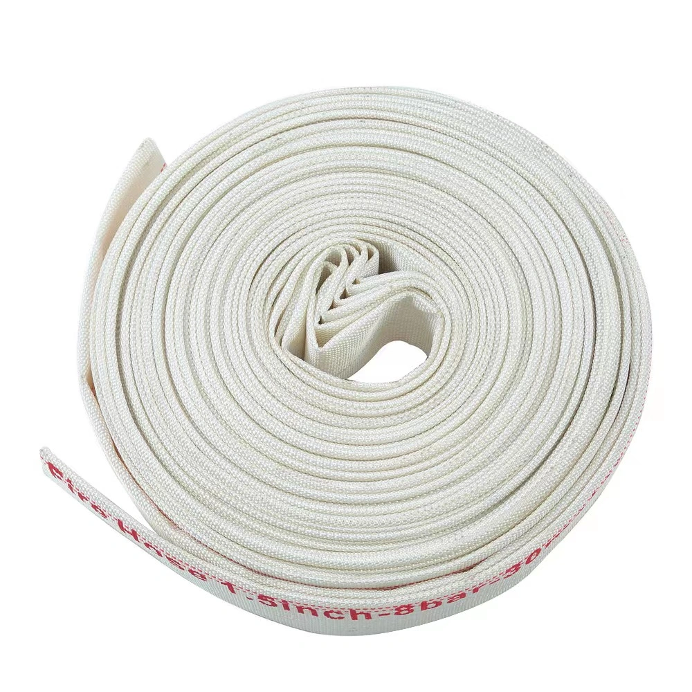 1,5-3inch 100% poliéster virgen Doble chaqueta Municipal PVC/TPU/caucho flexible resistente Revestimiento de tela de capa de agua Fuego Hidratante Cabinet Fighting Hose