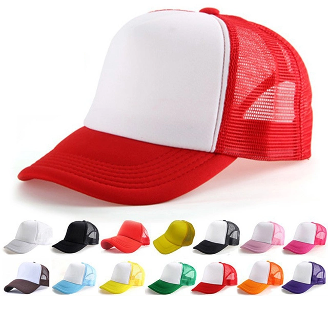 China Fornecedor Atacado OEM personalizado para homem bordados impressão logotipo 5/6 Painel de running em algodão boné Golf Sport Fashion Trucker Mesh Boné CAP/Snapback/boné de basebol