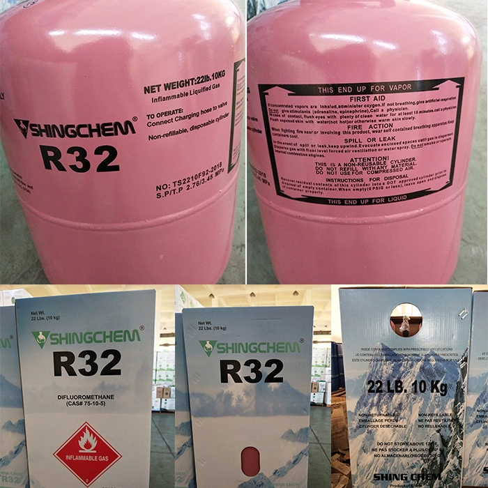 Usine de Chine gaz réfrigérant Difluorométhane R32