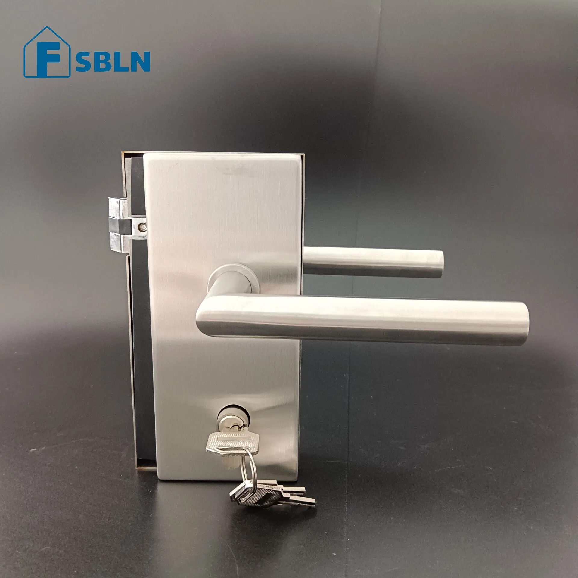 Bln High Quality Glass Door Lock Box Glass Door Clamp Patch Fitting for Office Hardware