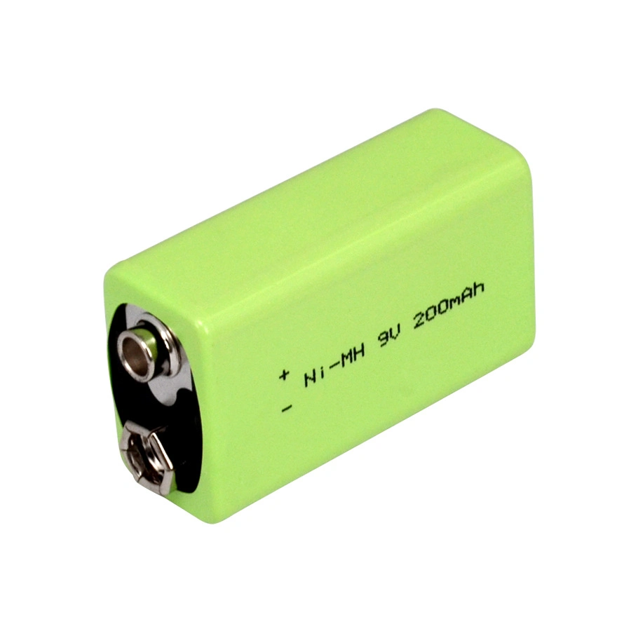 Manufacture Price Ni-MH 9V Rechargeable Battery 160mAh for Instruments Camera Microphone E-Toys Player