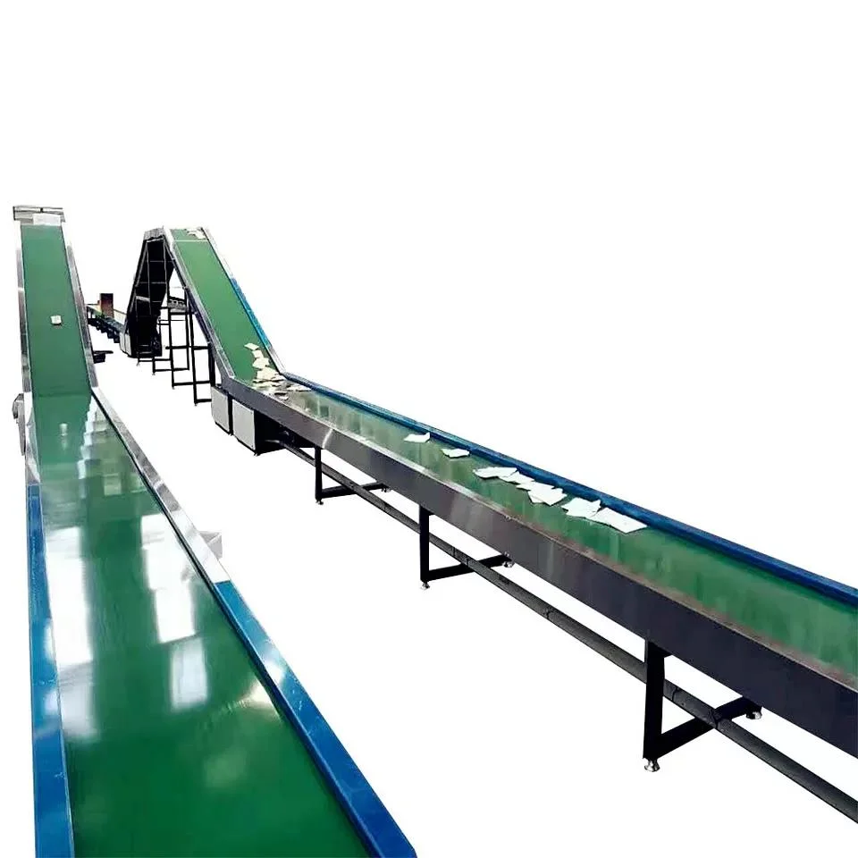 Hongrui Assembly Line Industrial Small Conveyor Belt System for Chicken Manure