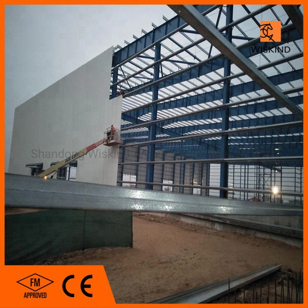 Q345b Metal Prefabricated Houses Steel Structure Buildings for Workshops/Warehouses with Beam Crane