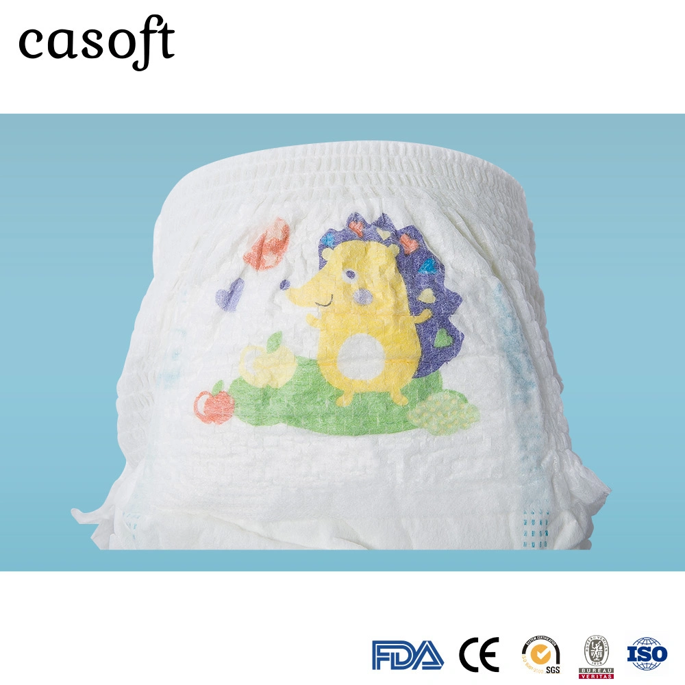 Good Quality Large Quantity Favorably Support Customization Nb36*28cm S39*28cm M45*32cm, L50*32cm XL Soft Breathable Casoft or OEM Care Baby Diapers