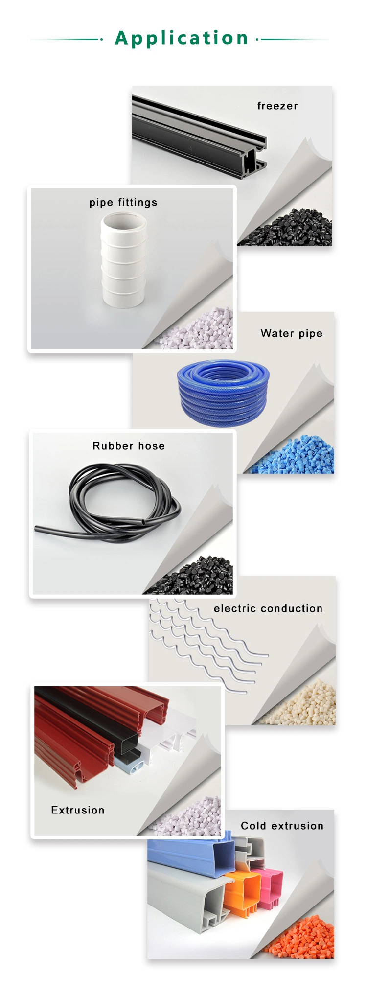 Virgin PVC Granules China PVC Pellets Resins Compounds PVC Material for Pipes