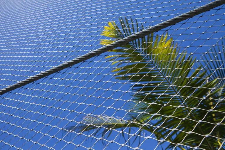 Metalldraht Seil Flexibel Papagei Käfig Ara Zaun Toucan Protective Aviary Net