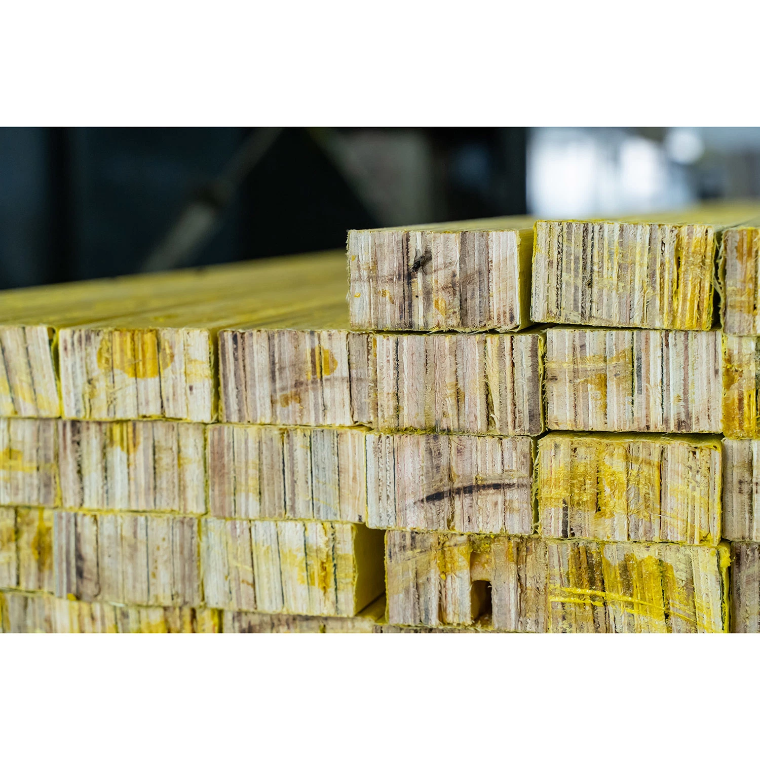 Venta de la construcción de la construcción de Foco caliente madera cuadrada de plástico de tablones laminadas