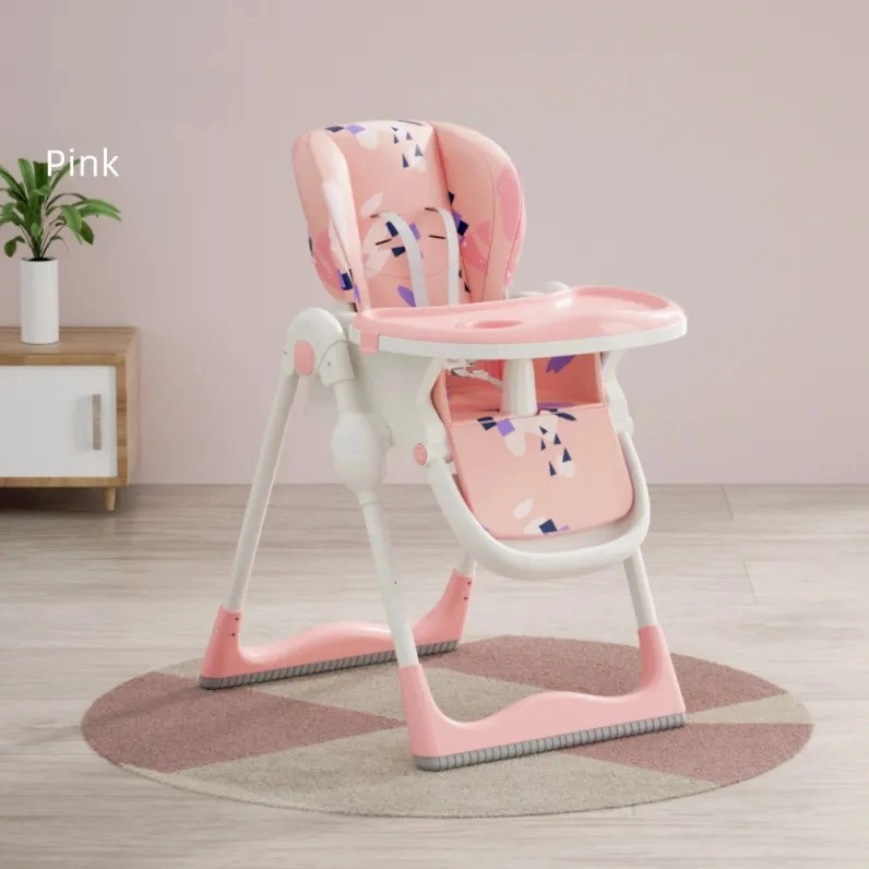 Printed Blue Best-Sell Worthy Household Foldable Light Baby Dining Chair Can Sit Lie Multi-Functional Picnic Table Safe Material