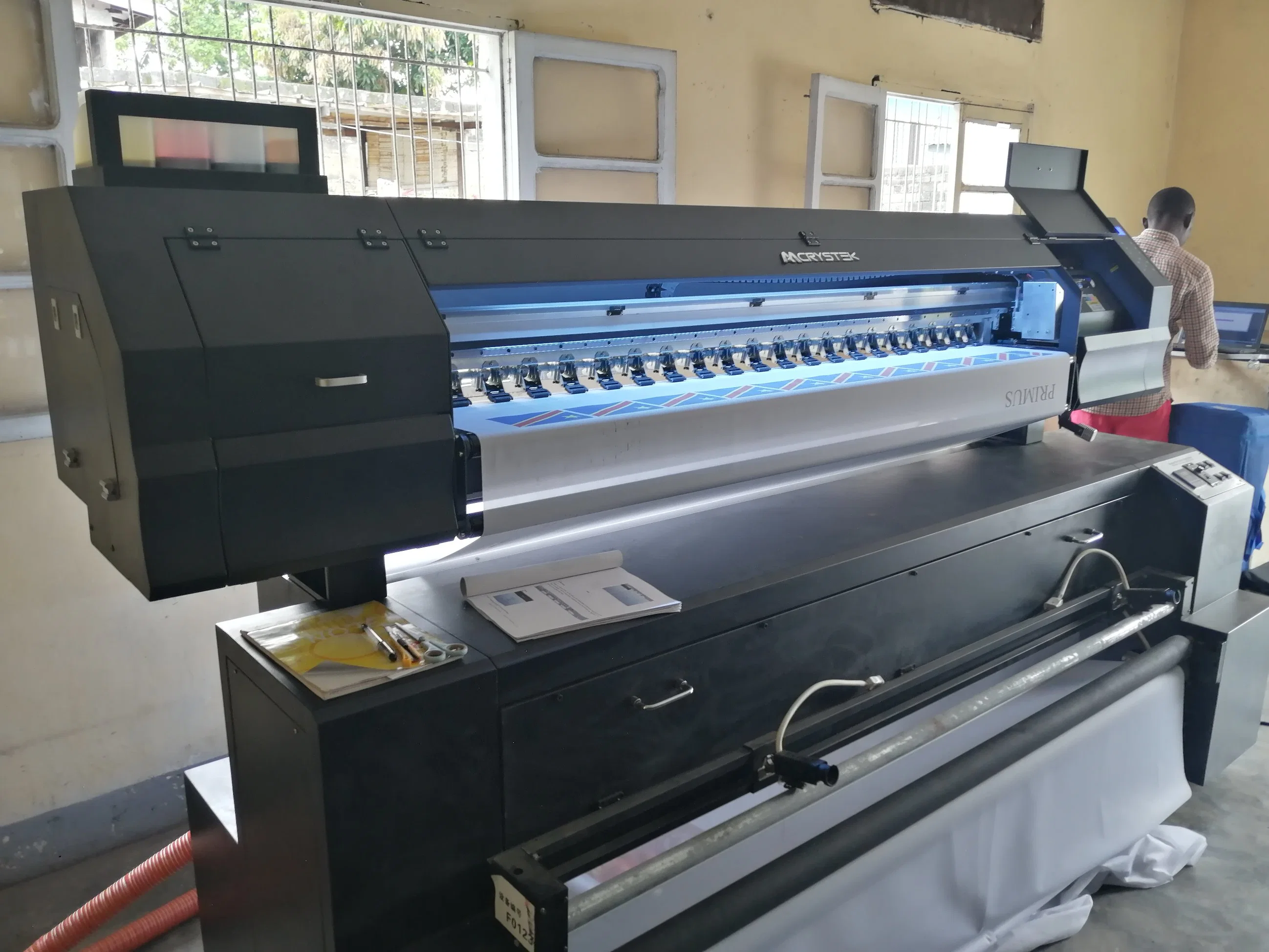 Tejido industrial de alta velocidad de transferencia de papel se dispersan de inyección de tinta tinta impresora textil digital