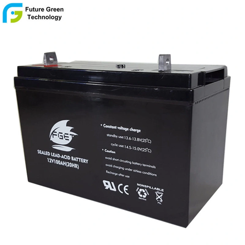 12V 100ah 10hrs Deep Cycle Solar Power Storage Acid Battery