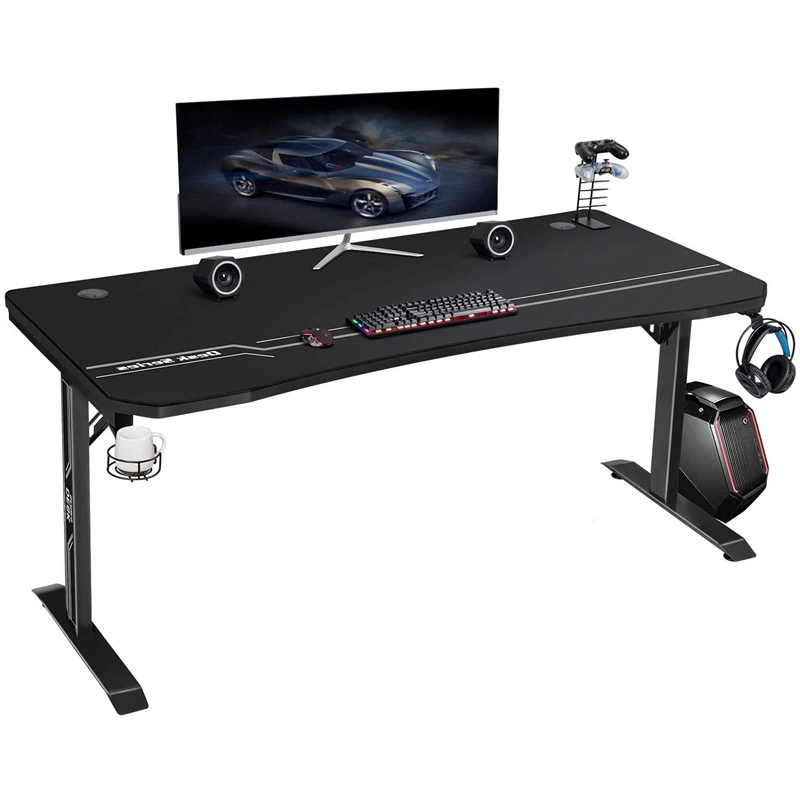 Luxury I-Shaped Removable Study Desk Home Office Gaming Computer Desk