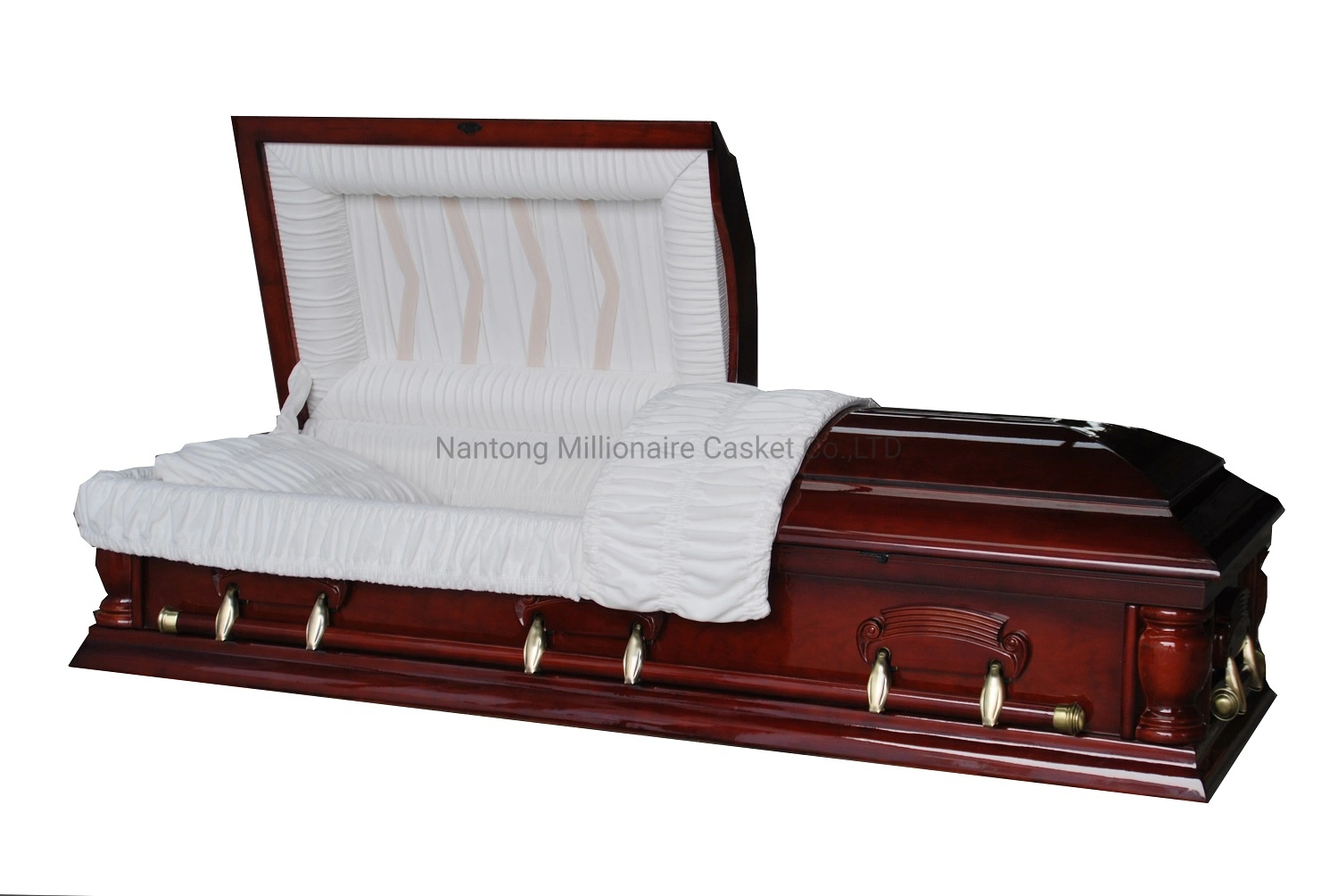 High quality/High cost performance Pure Wood Funeral Oak Caskets