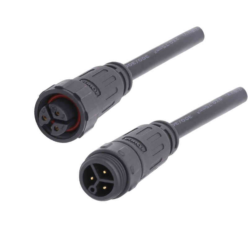 Original Factory Male Female Waterproof Power 3 Pin Circular Connectors with Cable