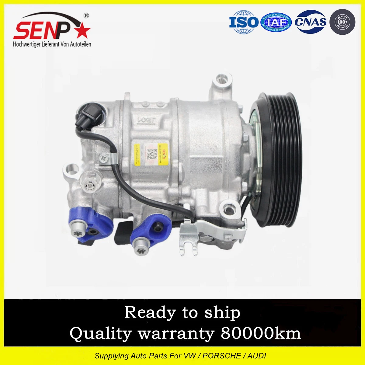 New Original Quality Air Conditioning Compressor 4m0820803m for Audi A6 3.0L 2015-2017 Hot Sale German Auto Coolant Parts AC Compressor 4m0820803 Genuine Senp