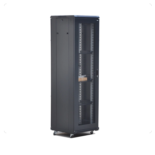 Armário de rack para servidor de rede 600 * 800 mm 32u com porta perfurada SPCC