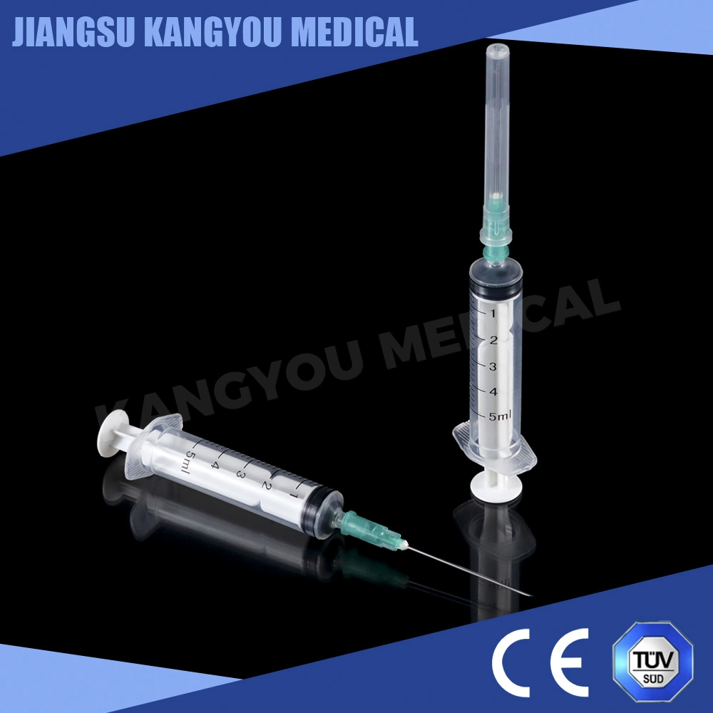 2021 Best Selling Medical Grade PP Three Parts Disposable Syringe with Fixed Needle From China Manufacturers