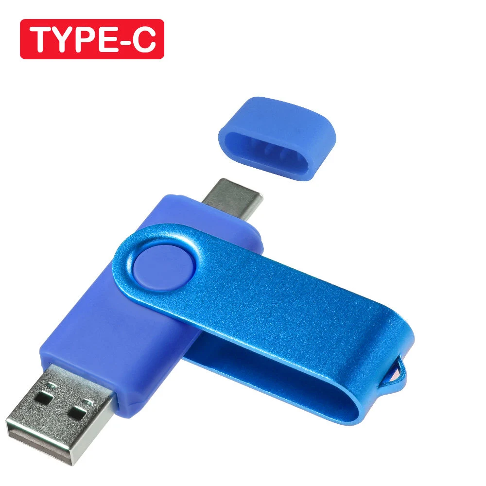 OTG USB Key Flash Drive 32GB 64GB 128GB Flash Memory 16 GB for Smartphones 2 in 1 Cle USB 3.0 2.0 Pendrive