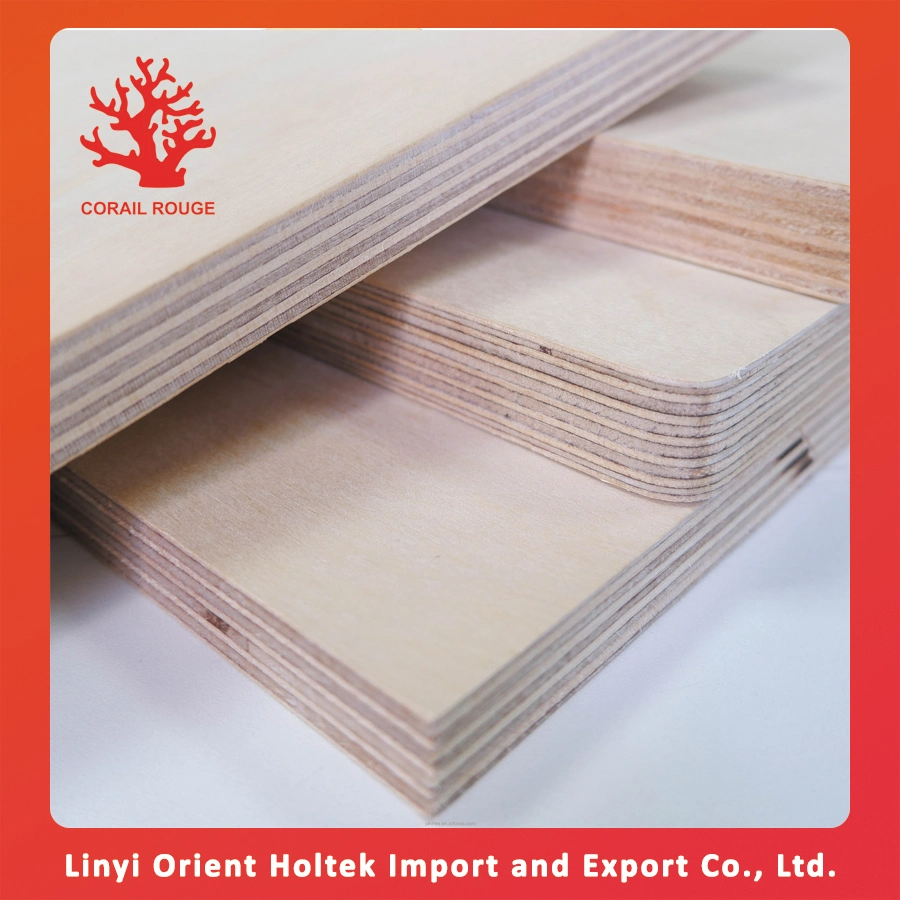 Factory Natural Red/ White Oak Veneer Faced Plywood