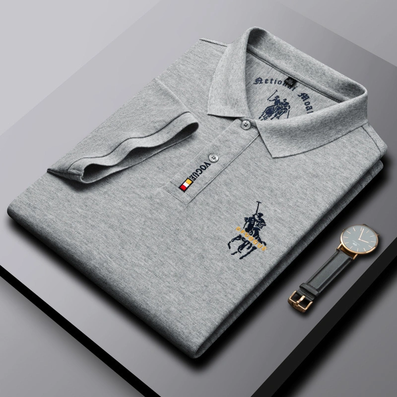 Logotipo bordado personalizado al por mayor de secado rápido simple camisa de polo polo de Golf el uniforme de los hombres camisas