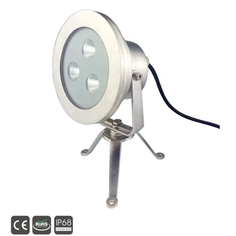 3X5w LED Projector Lamp IP68 Underwater Light Fitting