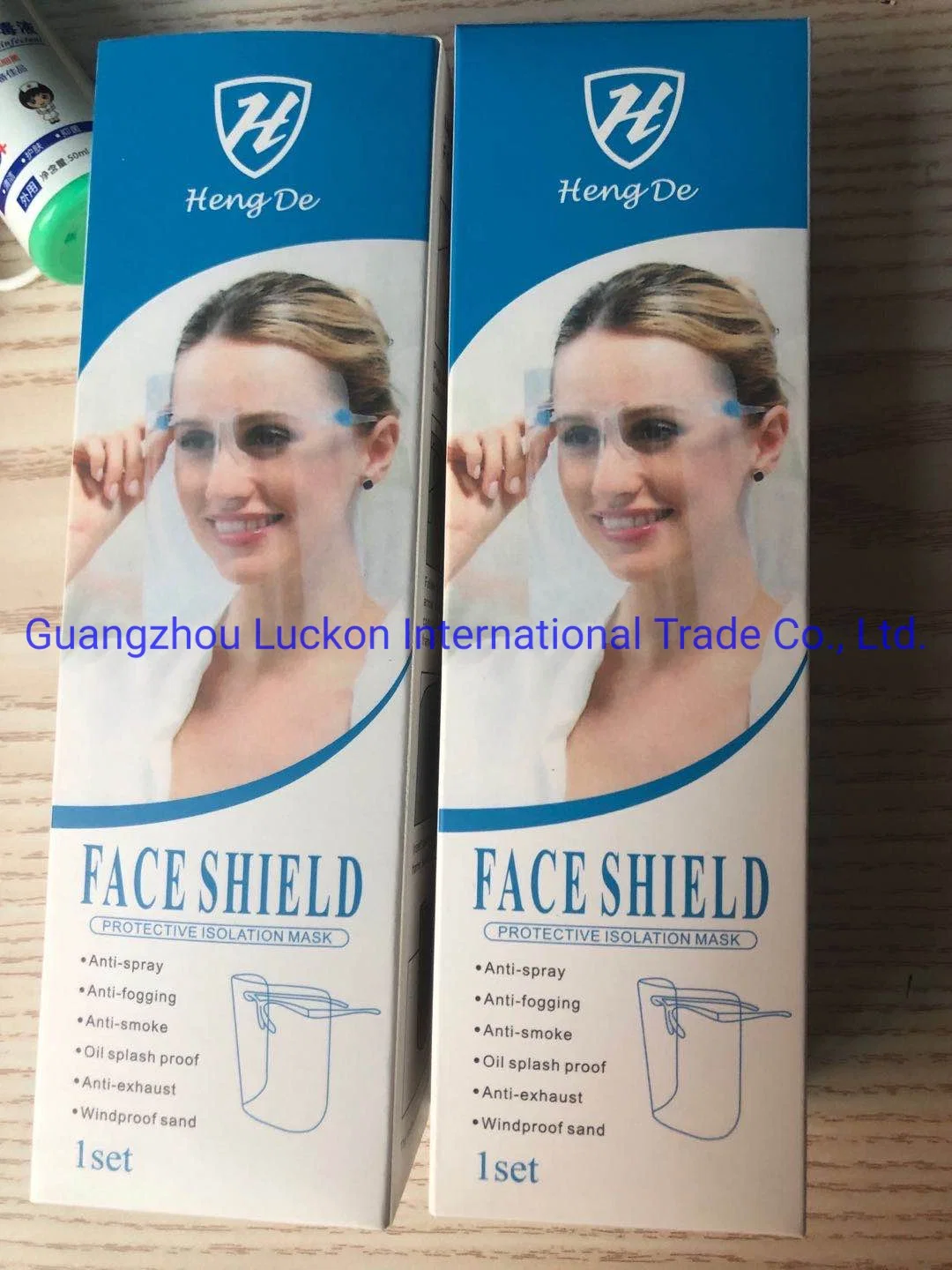 Heng De Anti-Fog Protecitve Plastic Isolation Disposable Cheap Safety Face Shield