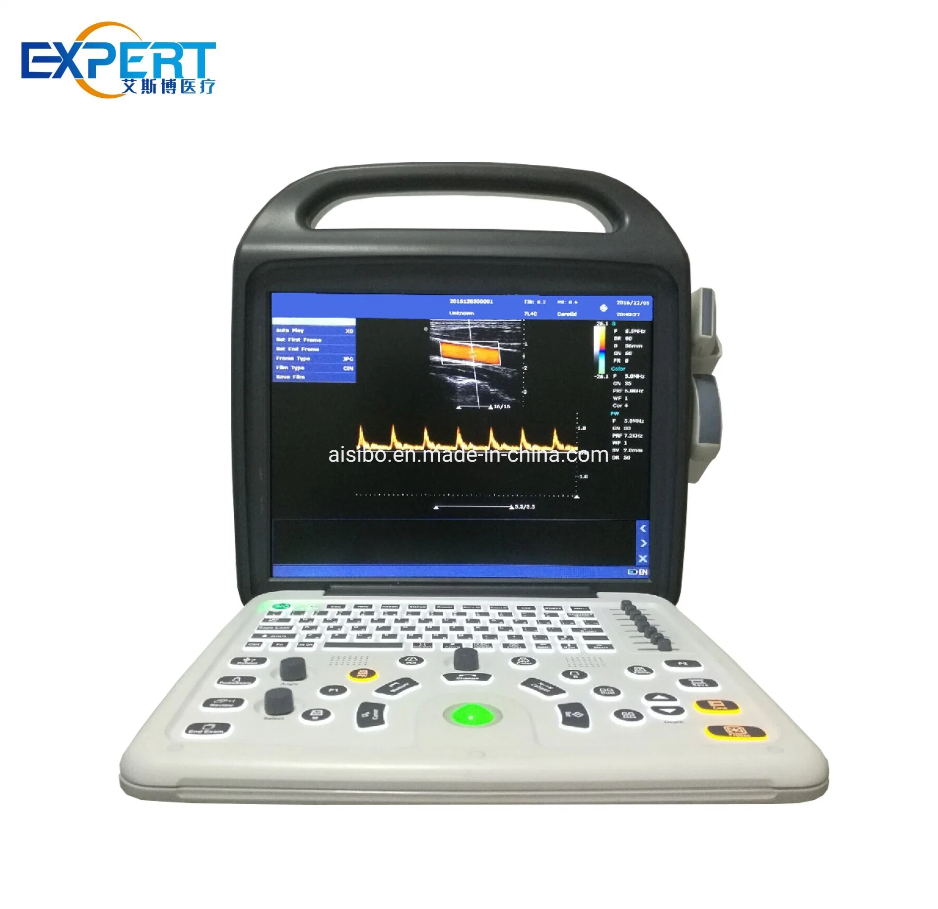 Full-Digital Animal Veterinary Pet Portable Ultrasound Machine Pet Color Doppler Ultrasound