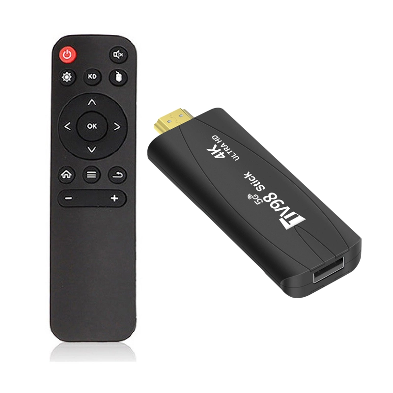 Smart TV Box Amlogic S905y4 Quad Core AV1 Android 11 صندوق تلفزيون eMMC سعة 2 جيجابايت و2.4 جيجابايت WiFi Bt5.1 100m LAN قم بضبط الصندوق العلوي