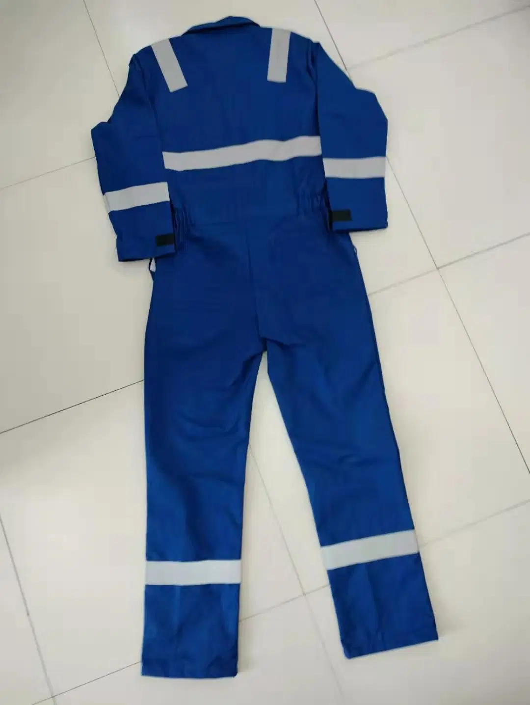 Flame Resistant Welding Oil and Gas Blue Coverall Uniforms Workwear