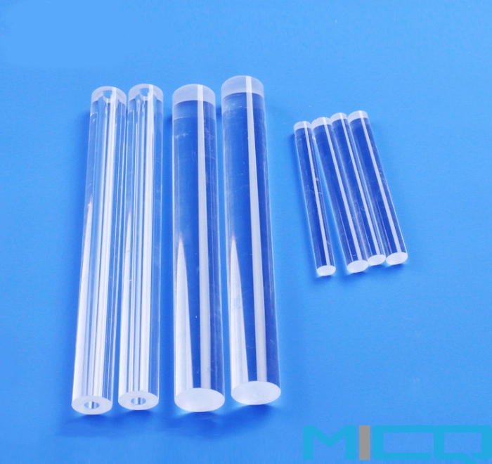 High Purity Silica Fused Thin Quartz Glass Rod