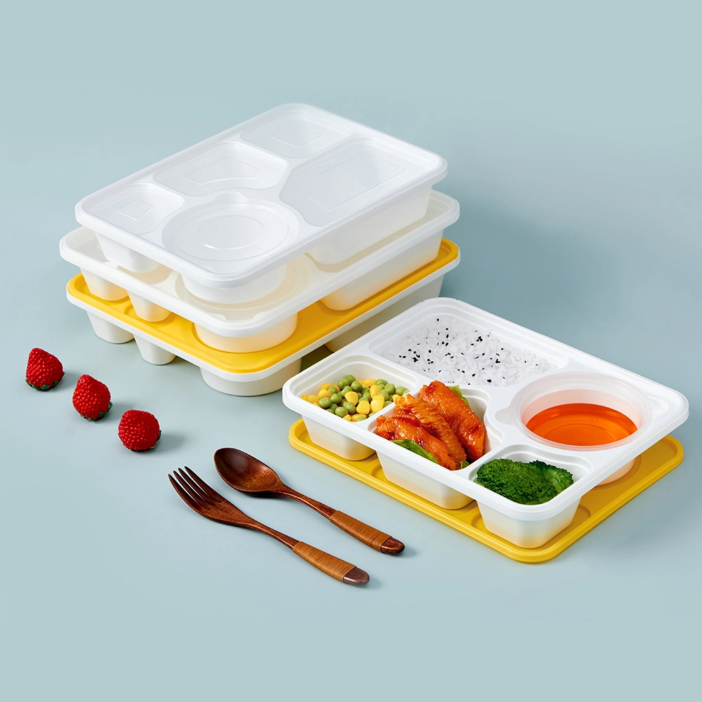 Bandeja de embalaje de alimentos Blister plástico biodegradable para fruta fresca de carne Bandejas personalizables desechables Pet PP congeladas