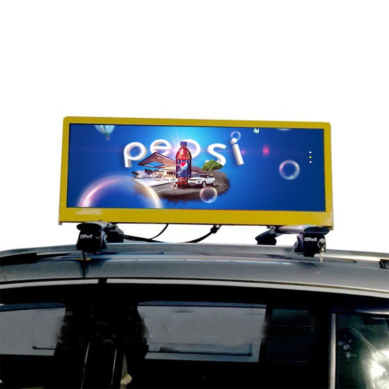 P2.5 3840Hz Outdoor Full Color Waterproof IP65 HD Taxi Car Top Double Side Advertising LED Screen