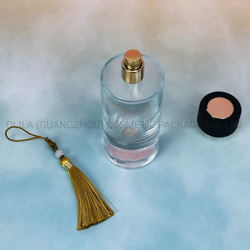 Wholesale/Supplier Perfume Bottle Glass 100ml Perfume Bottle Package with Tassels