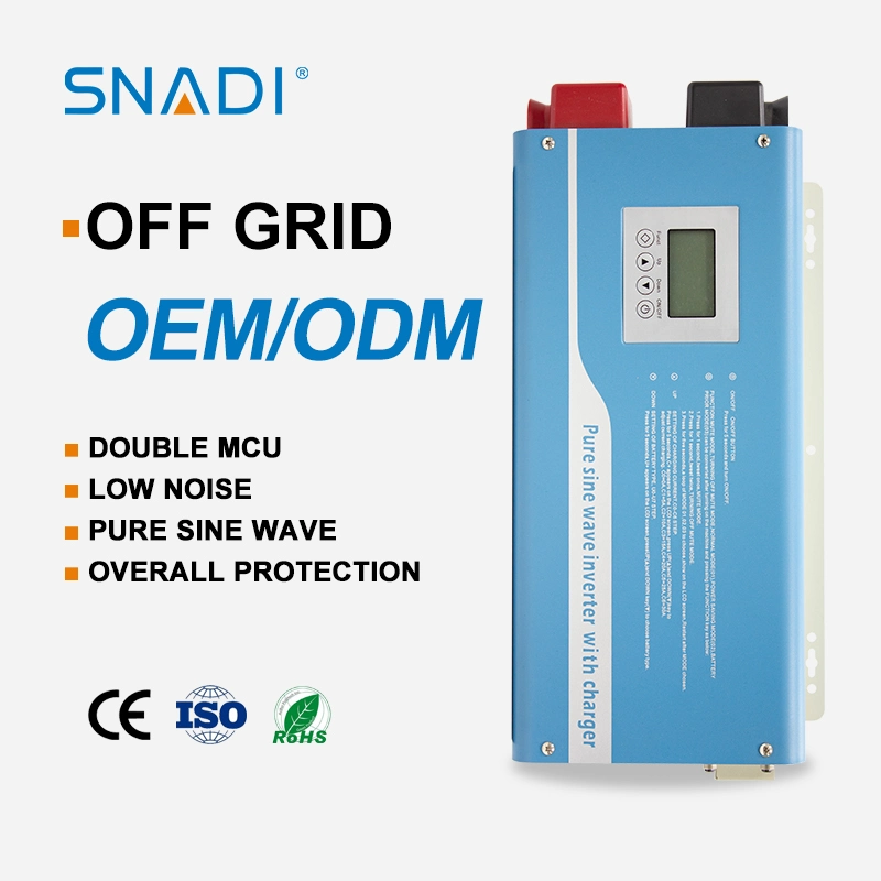 Inversores de Energia Doméstica DC AC Preço 1kw 2kw 3kw 4kw 5kVA 6kw Onda Senoidal Pura fora da Rede Solar Inversor