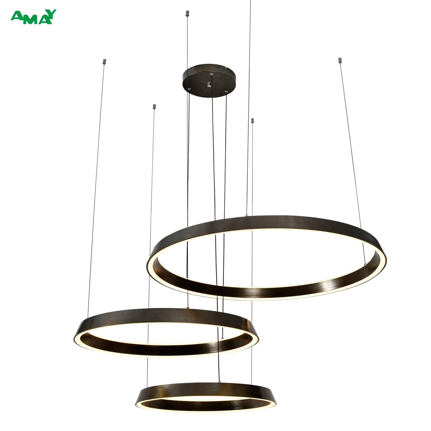 Golden C Circle High Efficient LED Hanging Suspension Pendant Lamp