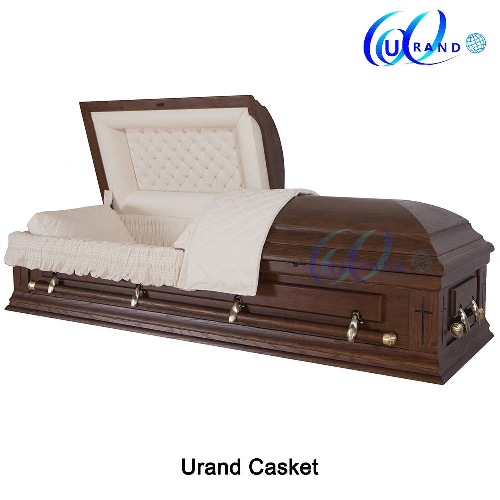 Crossed Corner Special Design Wholesale/Supplier Oak Casket