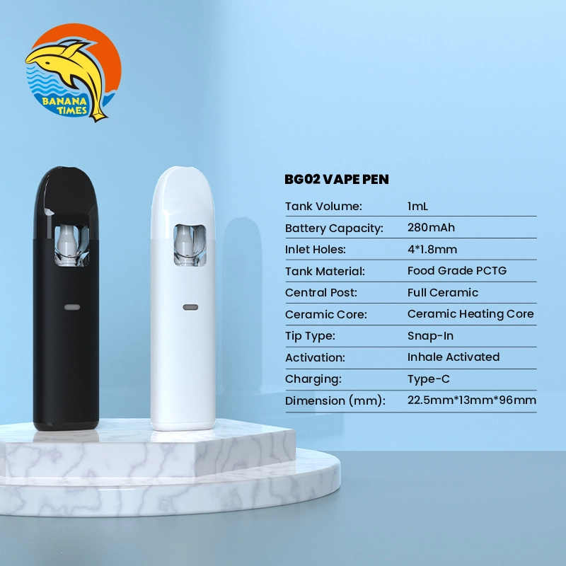 2024 Latest Innovation Full Ceramic Center Post Rechargeable Oil Vape No Clog 1000mg Empty Vape Vaporizer Pen Ceramic Coil 1ml Disposable/Chargeable Vape for Cured Rosin