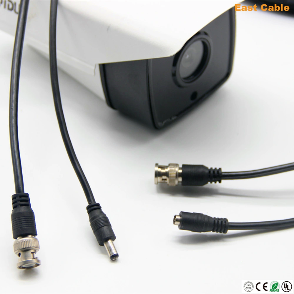 CCTV de 40m 3 en 1 cable de alimentación DC de vídeo BNC y Conductor de cobre puro de Audio RCA cable de la Cámara el apoyo Ahd Cvi Tvi RG59