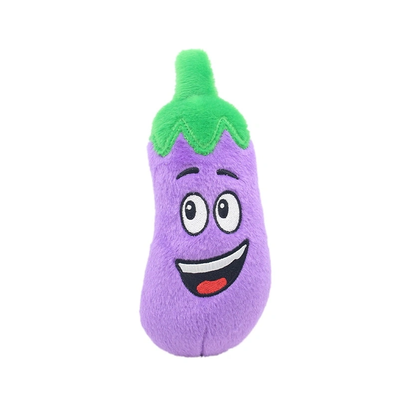 Animaux de jeu vocal poupée fruits légumes chien chats éducation PET Peluche