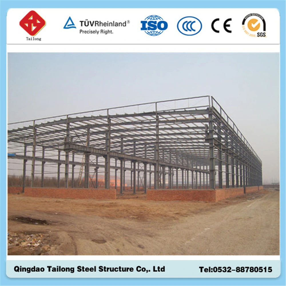 Light Steel Structure for Workshop/Warehouse with SGS Certification / ISO