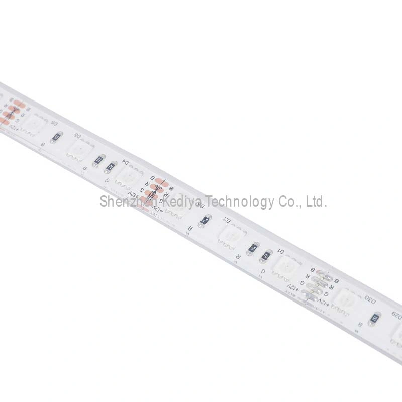 2020 Venta caliente CC12V/24V LED SMD5050 para el proyecto de la luz de banda de 14,4 W IP20 con protección IP65 IP67 de protección IP68 con FCC LVD CCC RoHS EMC CE