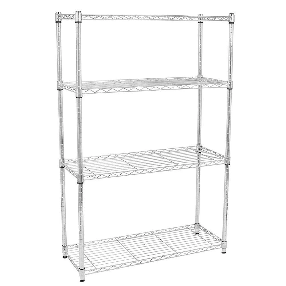 Durable Popular Customized 4-Layers Wire Shelving Storage Racks