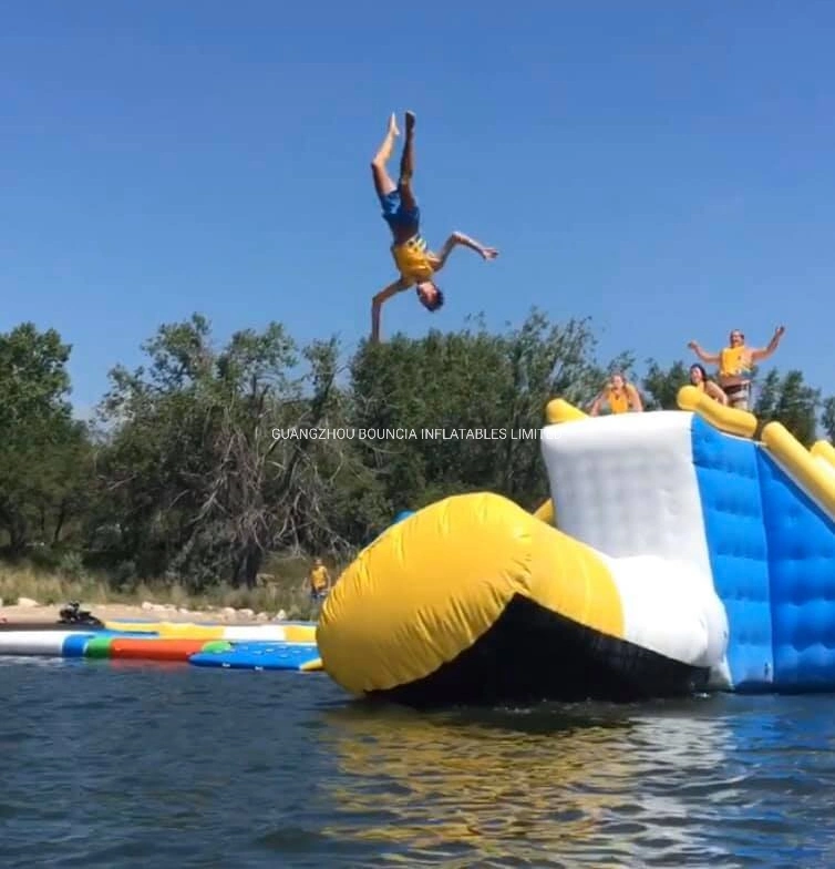 Schlauchboot Wasserpark Aqua Park, Aufblasbare Riesenwasser Spiele für Erwachsene, Wasserpark Vergnügungspark Ausrüstung zum Verkauf