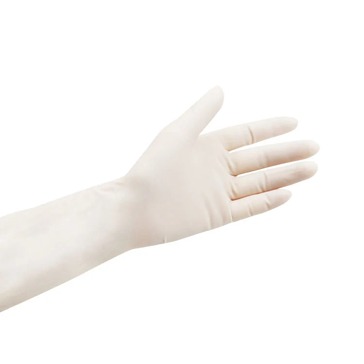 Medizinische Einweg-OP-Handschuhe aus sterilen Latex, puderfrei oder pulverförmig