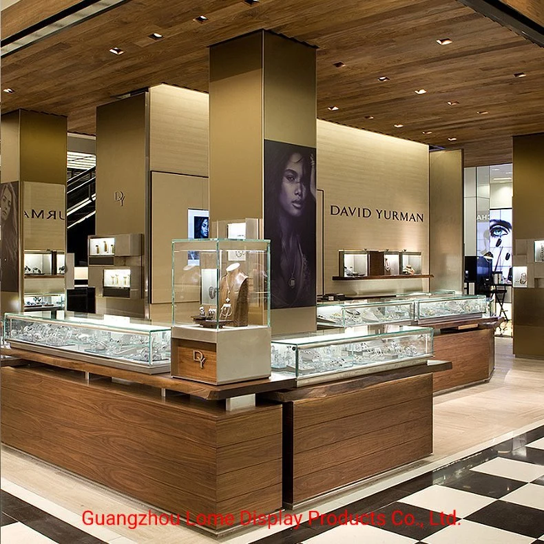 Luxury Jewelry Store Design with Jewelry Showcase Display Cabinet