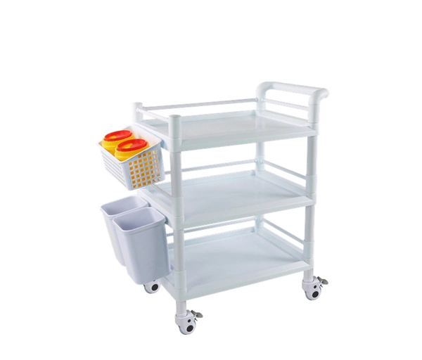 Hospital Mobile Medical Hospital Furniture Trolley Medicine Cart Set Metal OEM Style Packing Design