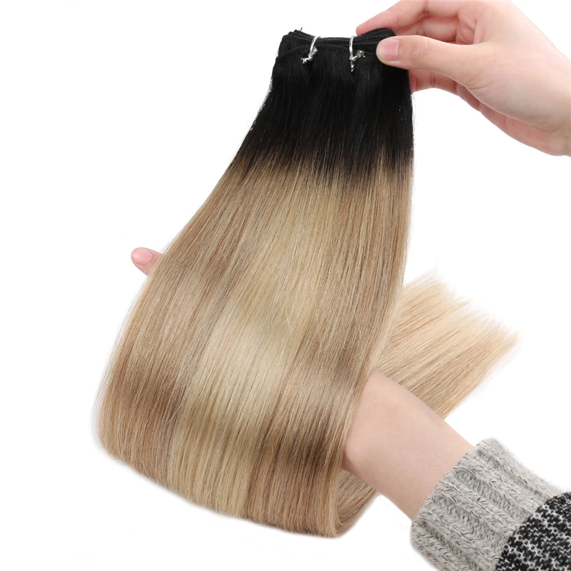 High quality/High cost performance  10A Grade Virgin Human Remy Hair Extensions Human Hair Weft