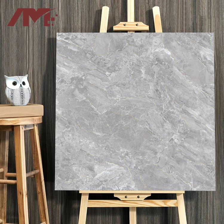 Foshan Factory Price Building Material Decorative Polished Glazed Porcelain Metallic Floor Tile